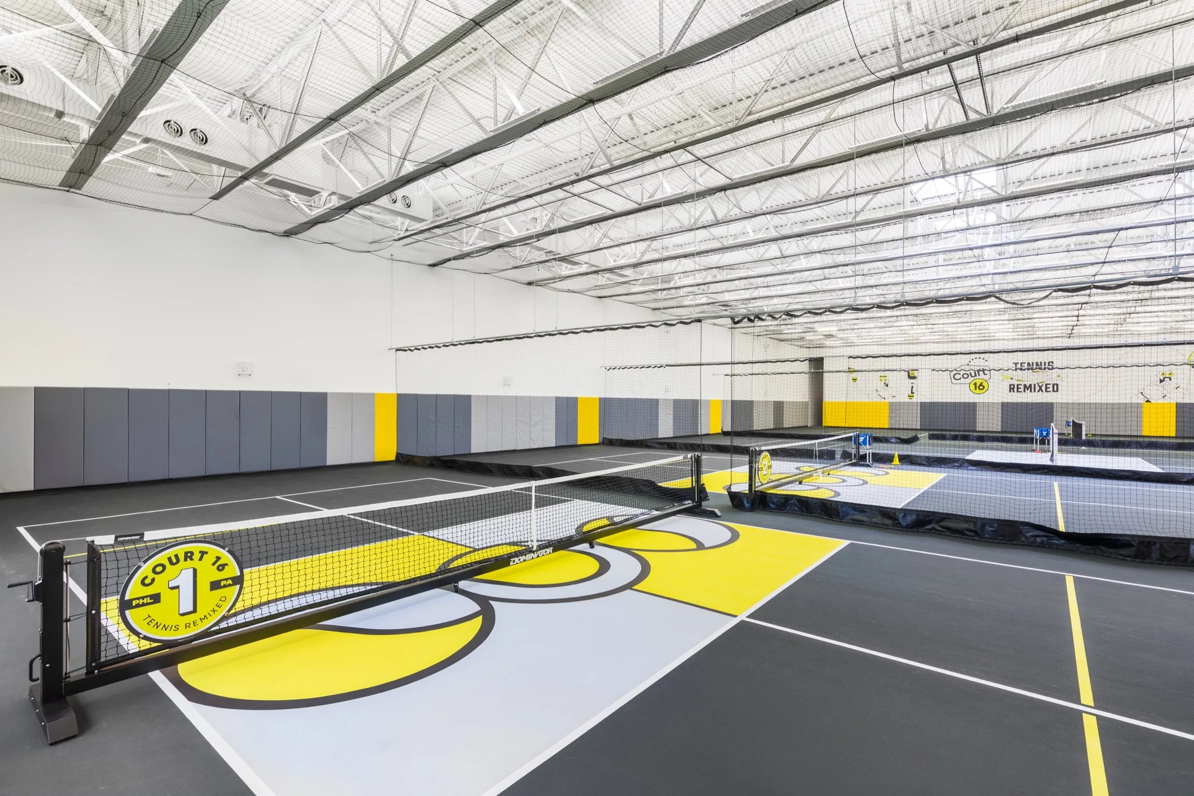 Padel court construction