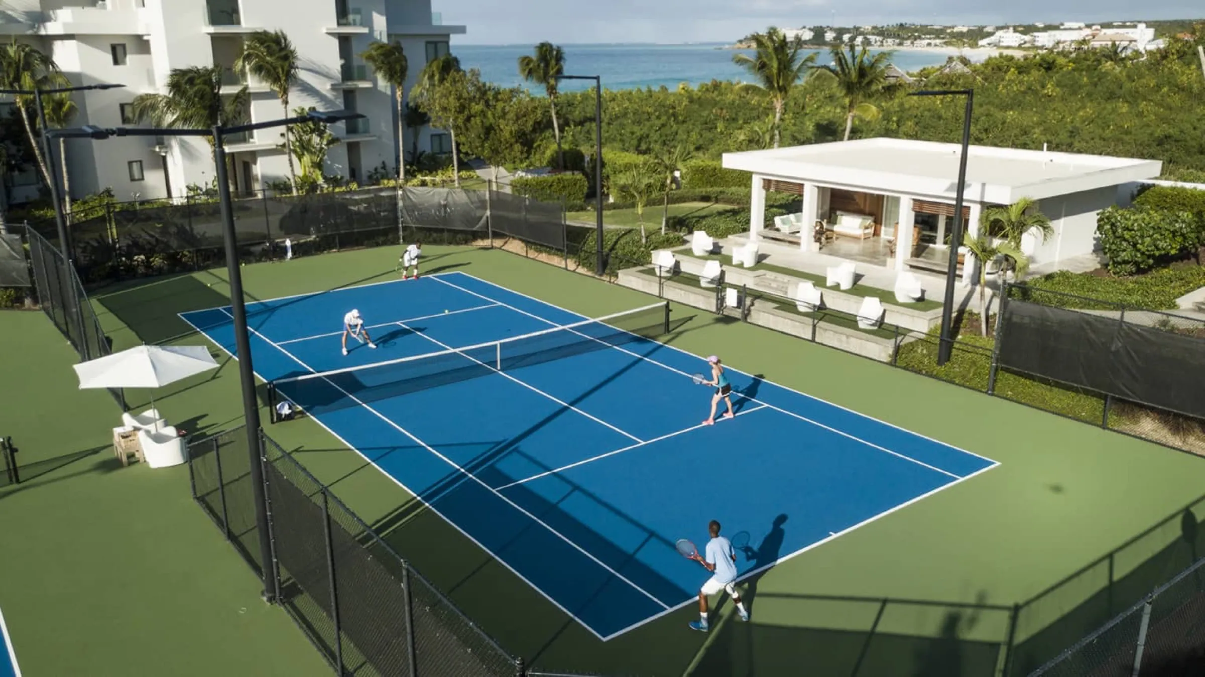 Court resurfacing and maintenance