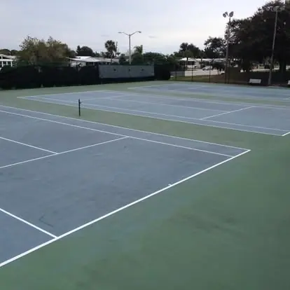 Court resurfacing and maintenance